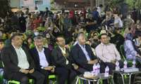 حضور رئیس سازمان سیما ، منظر و فضای سبز شهری در جشنواره تابستانه گلپنگ ( محله سورو)